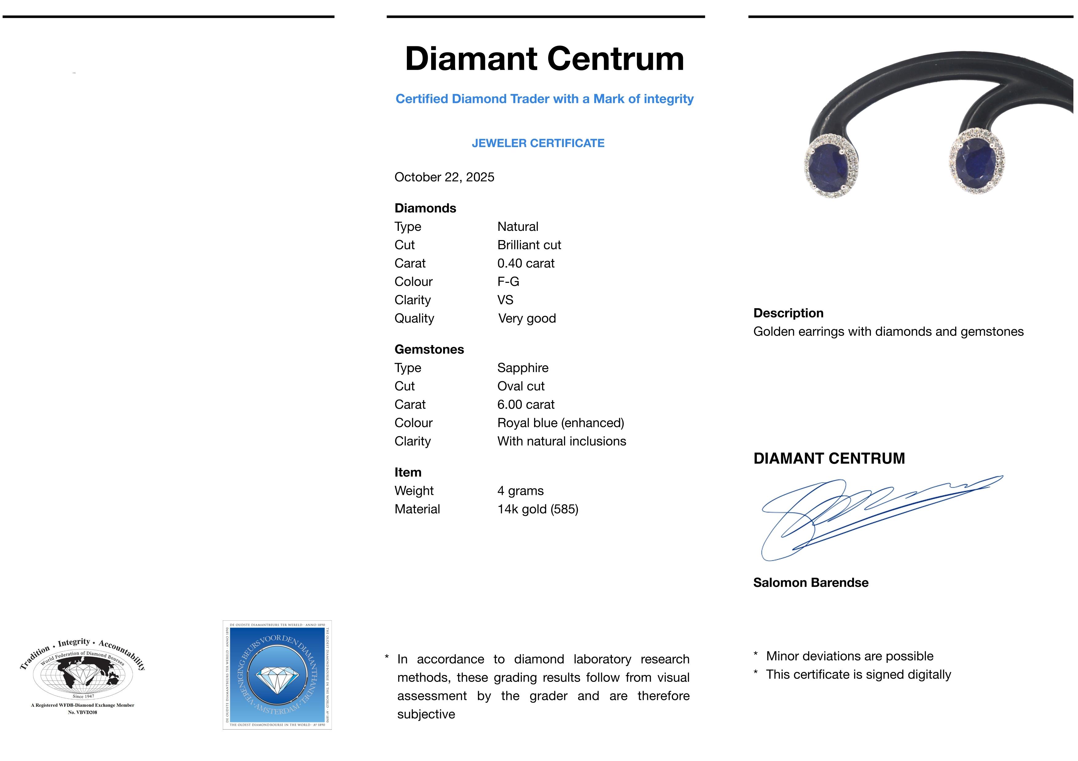 foto 8 Oorbellen diamant